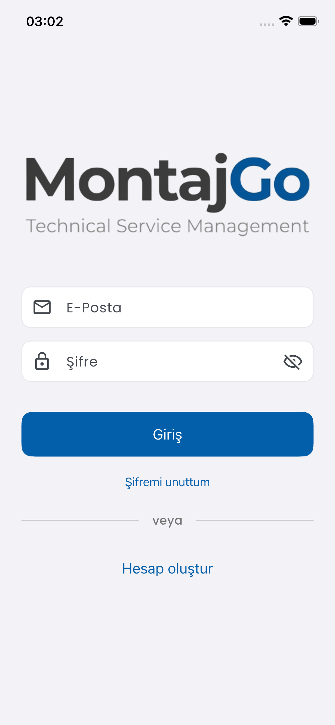 MontajGo Uygulama Ekranı